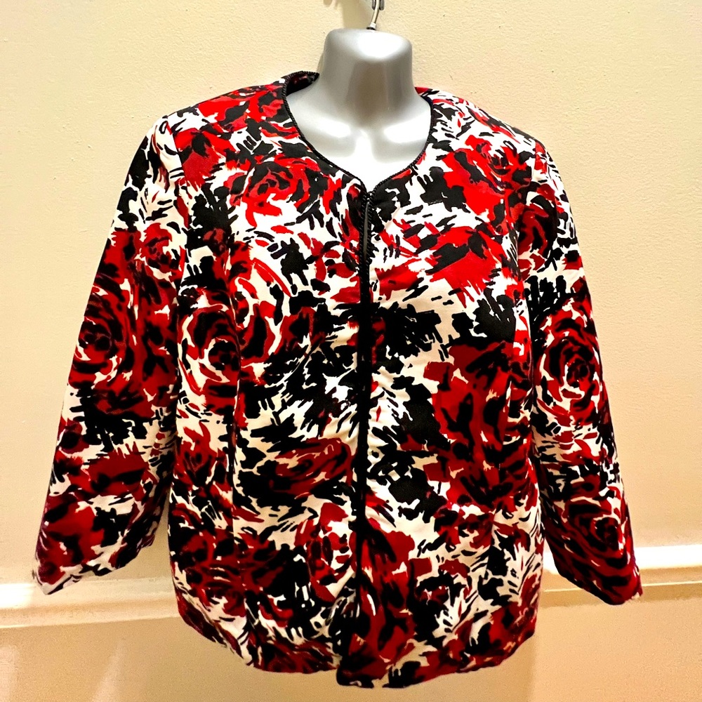 Red black boss blazer! Holiday party ready
